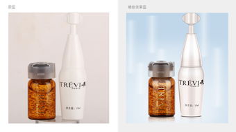 淘寶化妝品原液精油瓶包裝組合的PS與AI精修攝影后期技巧